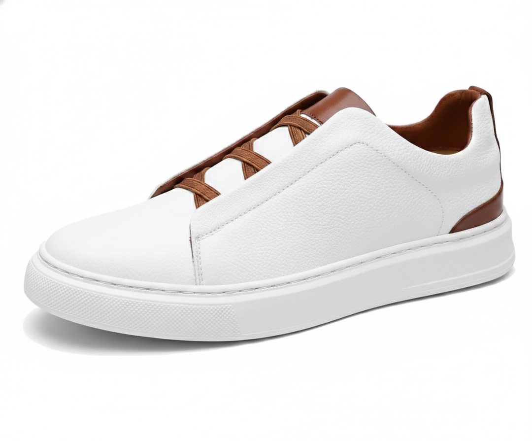 Navy blue men's Capri Comfort loafers, easy slip-on design for a comfortable and stylish look.