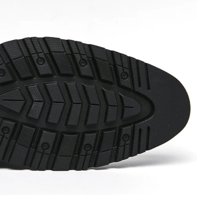 Full view of men's casual slip-on loafers, showcasing their practical design and comfortable fit.