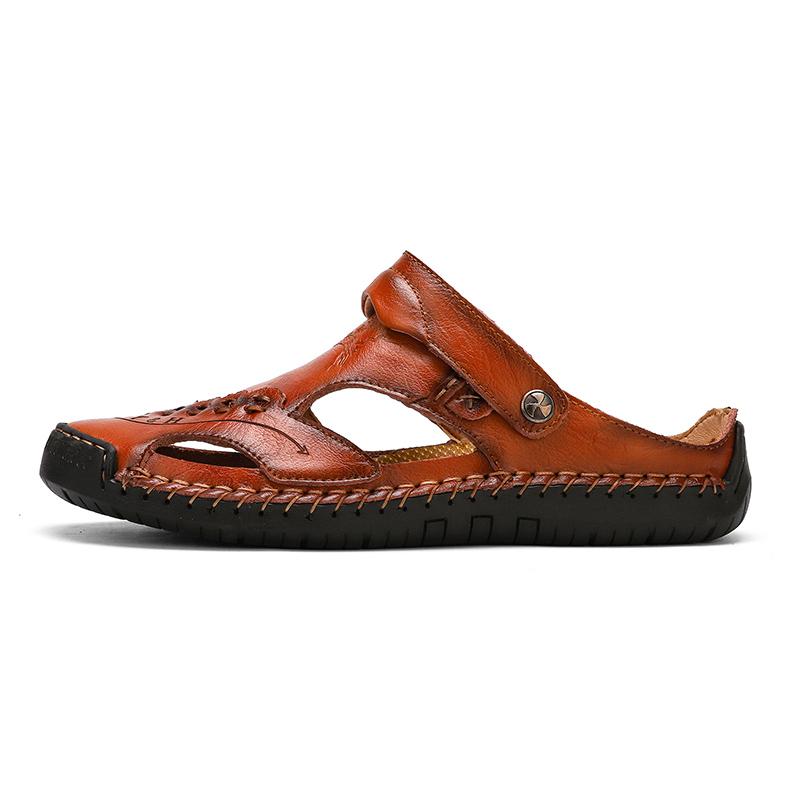 Men's casual breathable leather sandals, perfect blend of style and comfort