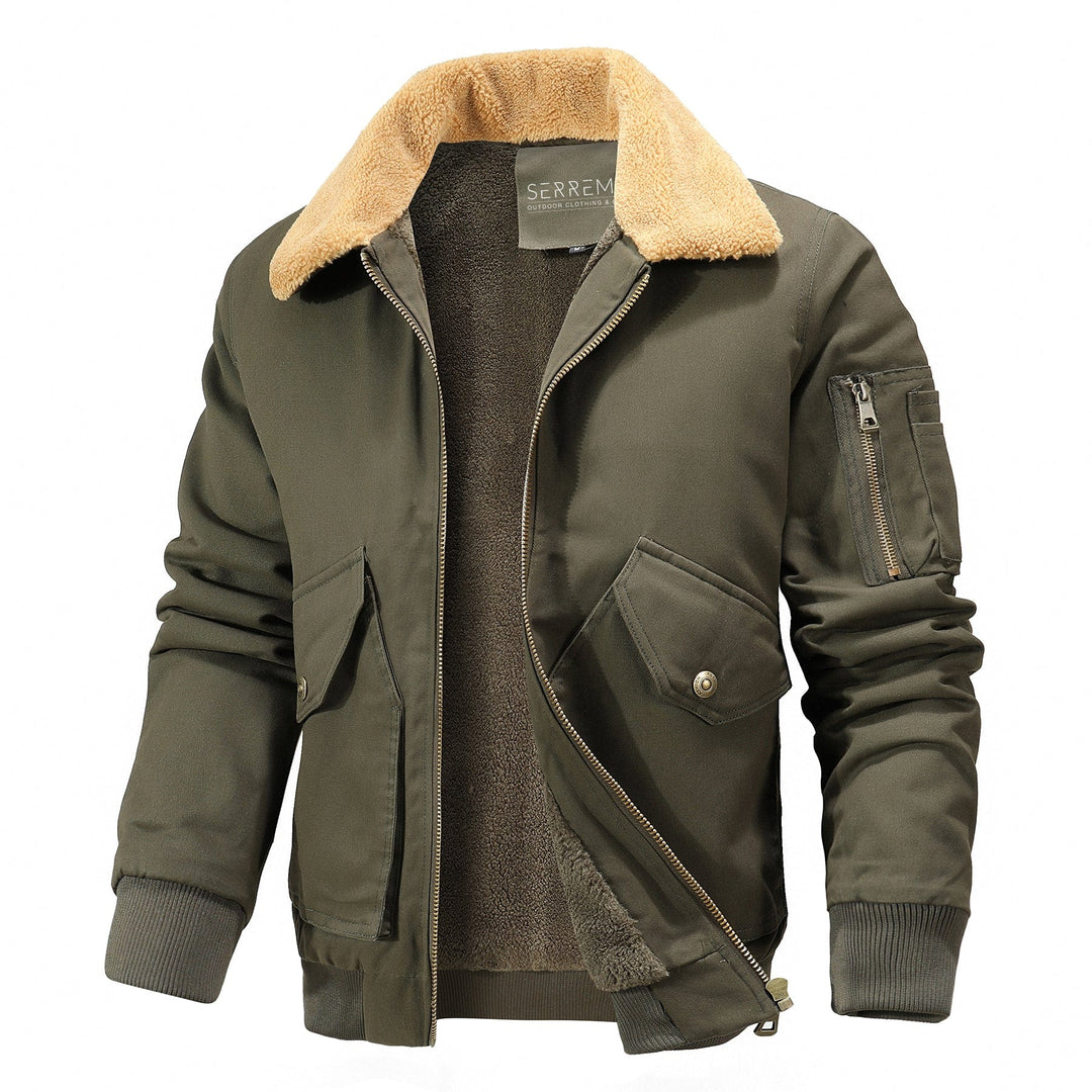Men's casual outdoor jacket, front view, lightweight design for spring and autumn outerwear.