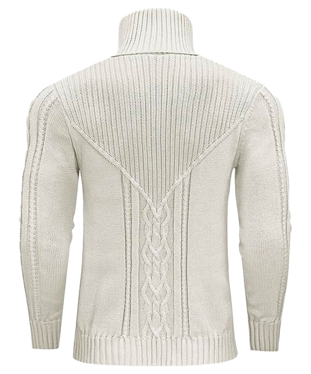 High-quality men's polyester turtleneck, a timeless piece for any winter wardrobe.