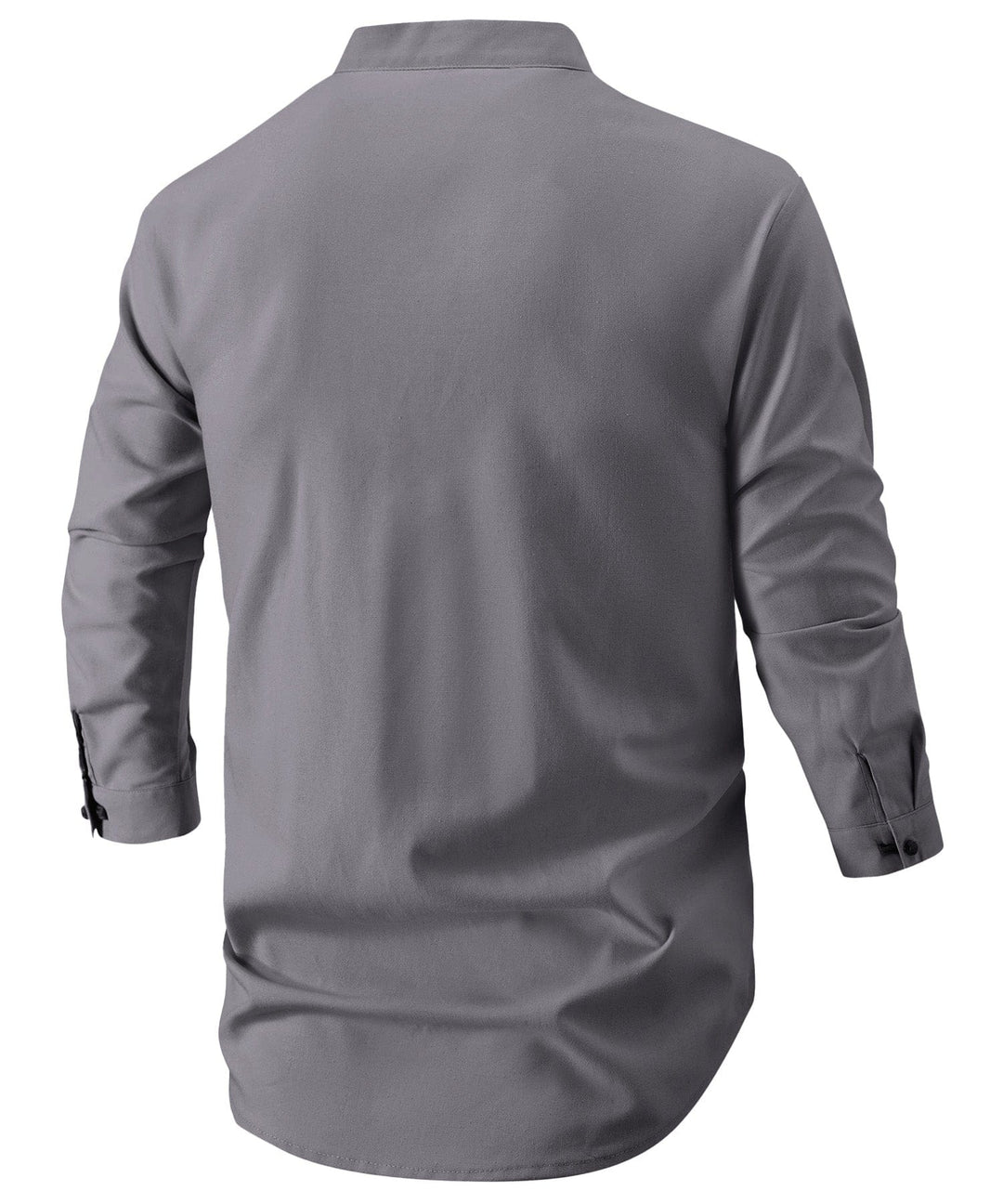 Everyday men's casual shirt, short-sleeve polo, Classic Fusion style, comfortable button-up for summer.