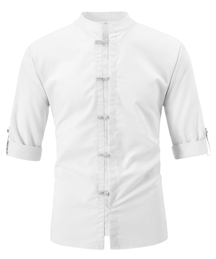 Casual short-sleeve polo shirt for men, Fusion classic, comfortable, button-up, perfect for summer.