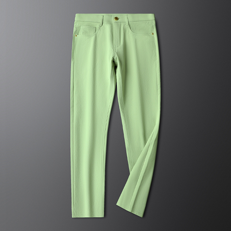 Men's formal tailored fit cotton trousers in a classic gentry style, perfect for work or events.