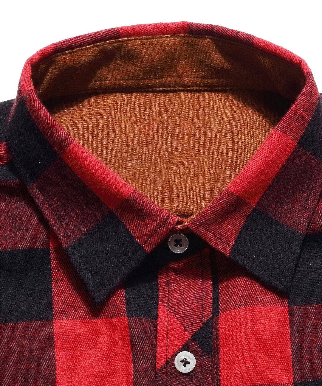 Classic men's plaid flannel shirt, vibrant and comfortable, perfect addition to men's tops collection