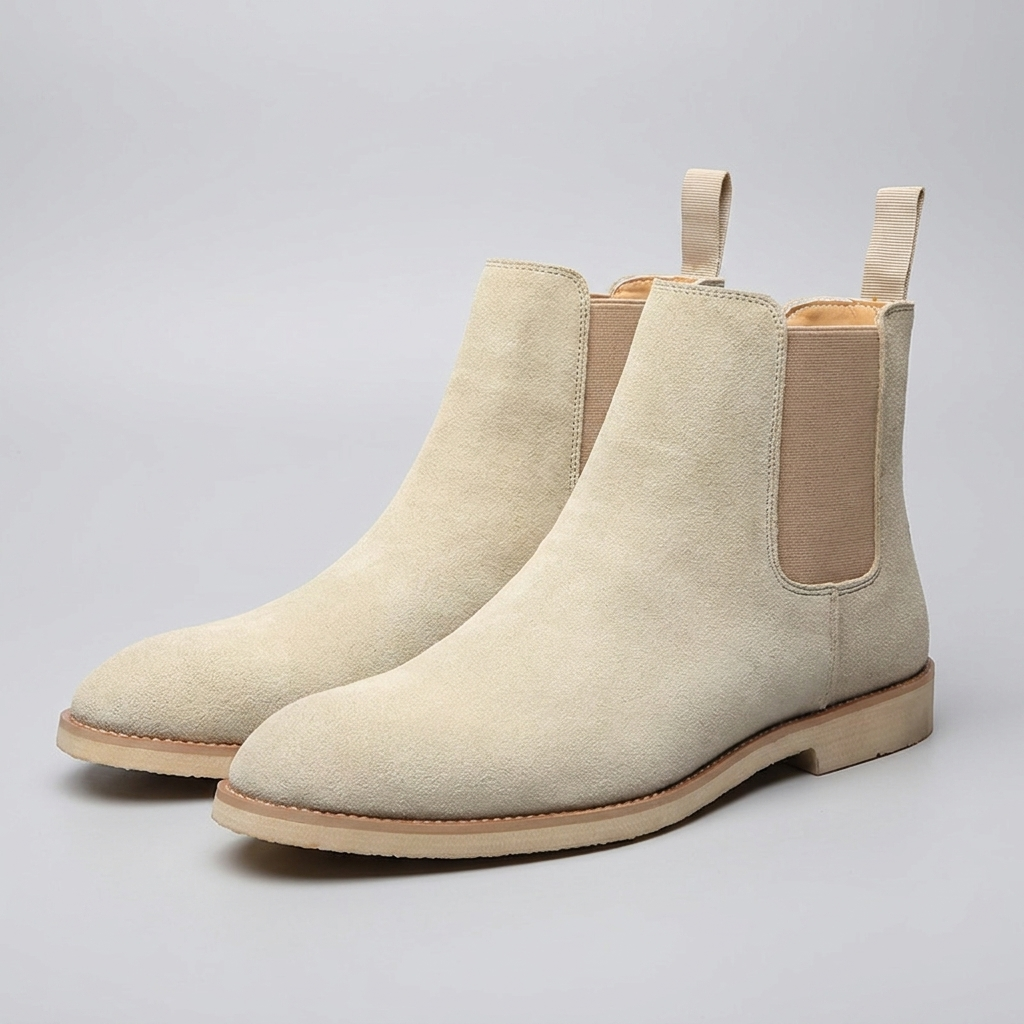 Men's classic Chelsea ankle boots, a sophisticated slip-on design for modern gentlemen.