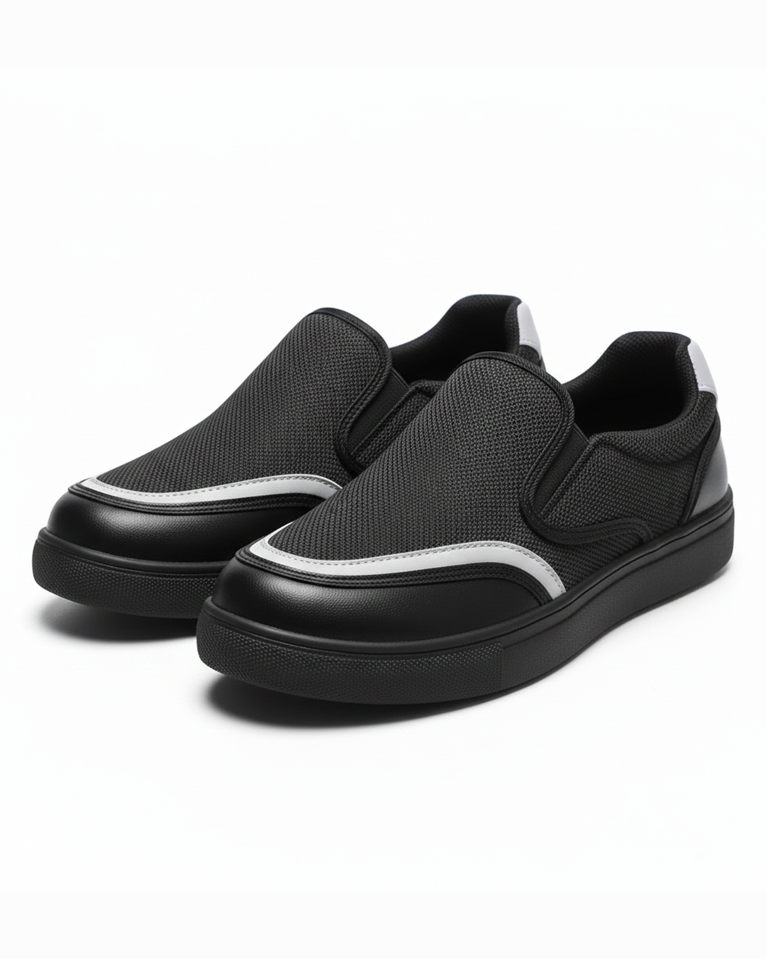 Men's classic slip-on deck loafers in khaki, perfect for casual wear & everyday comfort.