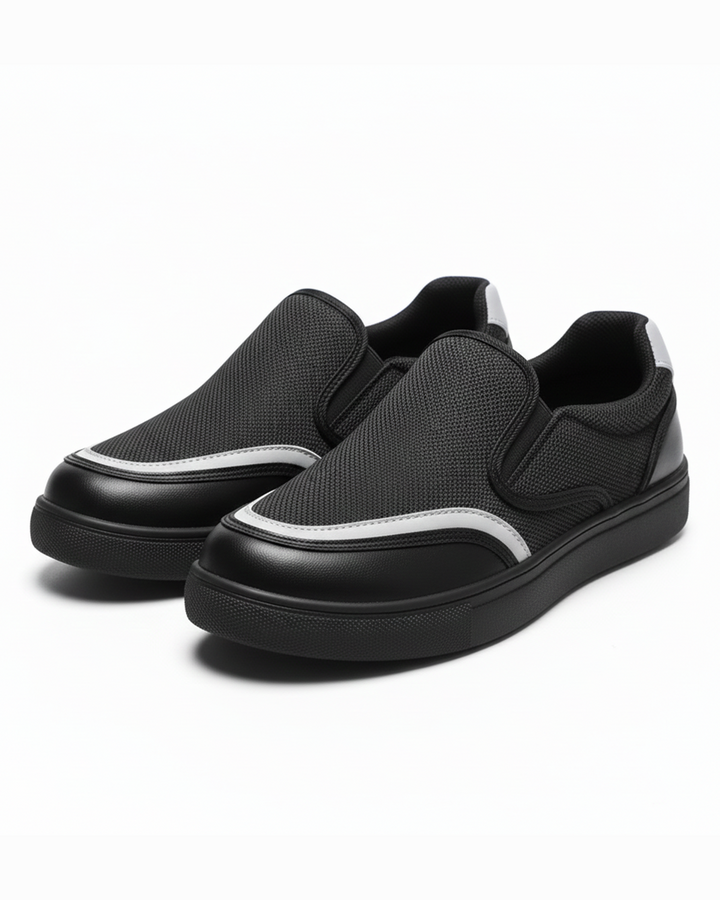 Men's classic slip-on deck loafers in khaki, perfect for casual wear & everyday comfort.