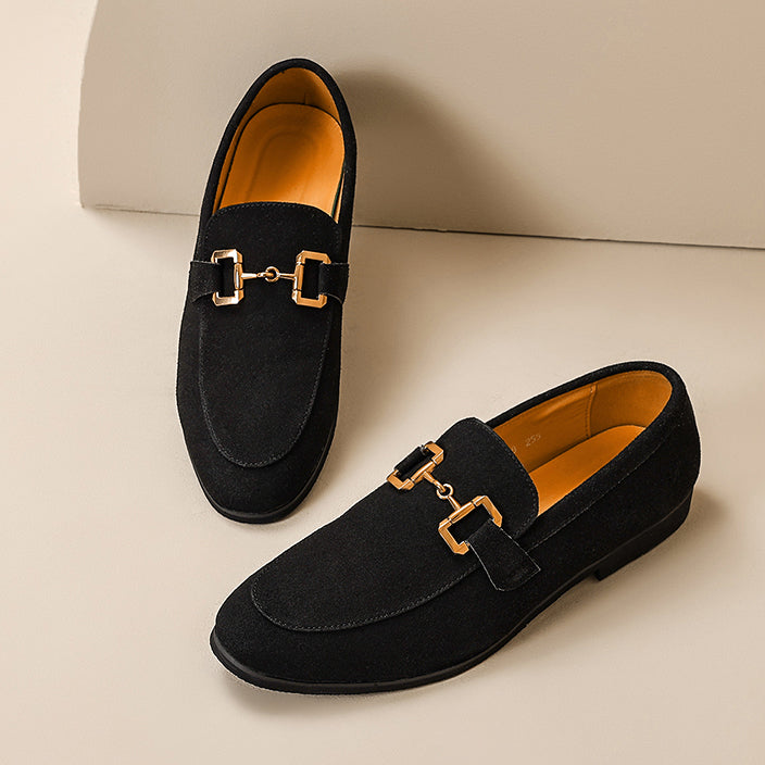 Premium men's horsebit slip-on shoes, showcasing classic design and quality craftsmanship.