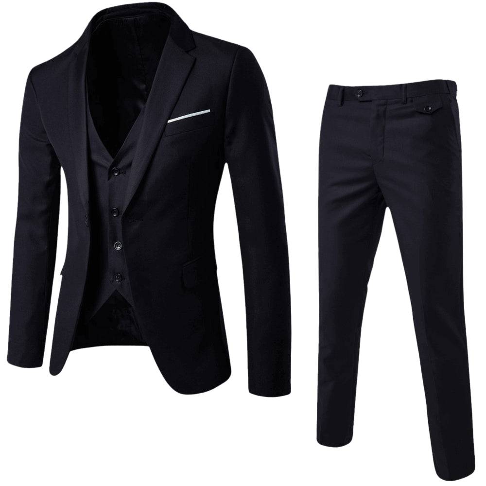 Men's suit set with a classic cut, suitable for diverse formal settings and enhancing men's style