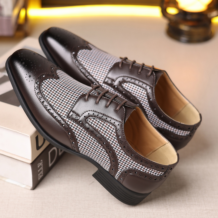 Close-up of men's black canvas slip-on loafers, highlighting textured fabric and comfortable fit.