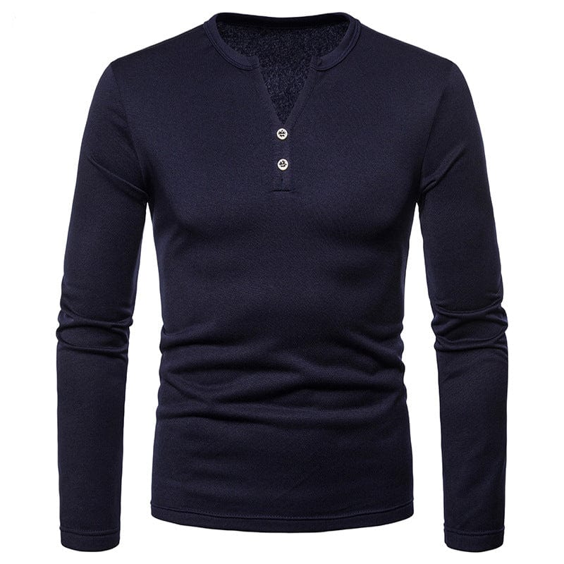 Stylish men's V-neck top, cotton blend, short sleeves, versatile basic tee for mens fashion.