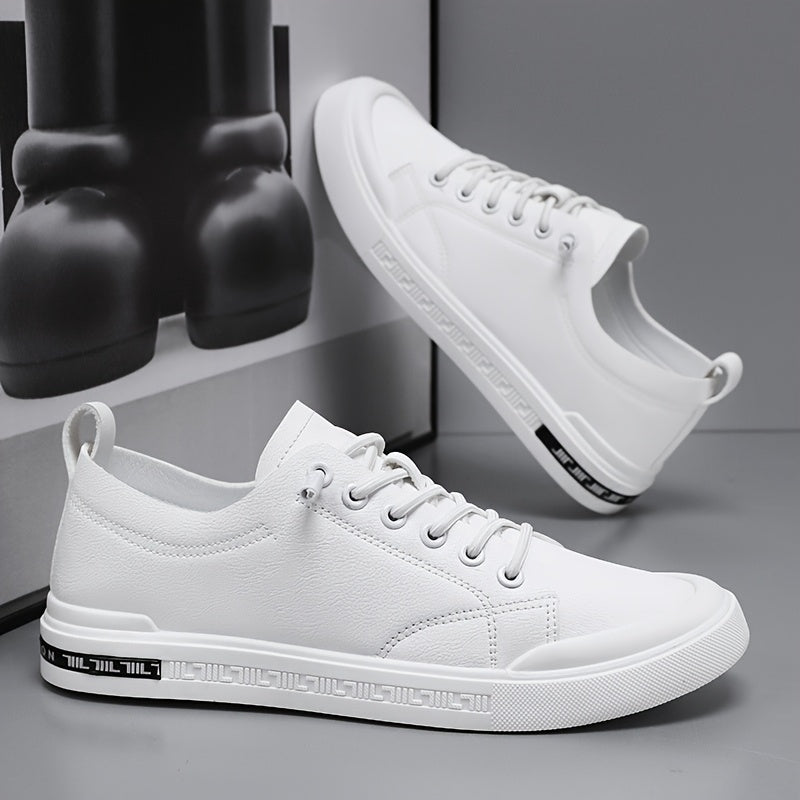 Comfortable men's everyday sneakers, side view, showcasing durable material for versatile casual wear.