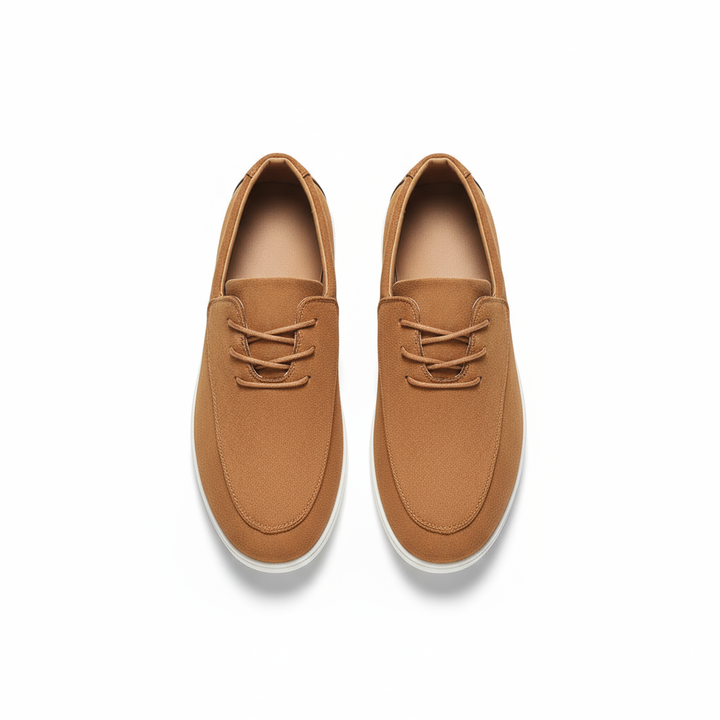 Comfortable men's loafers, Cloud Comfort Suede in a classic navy blue