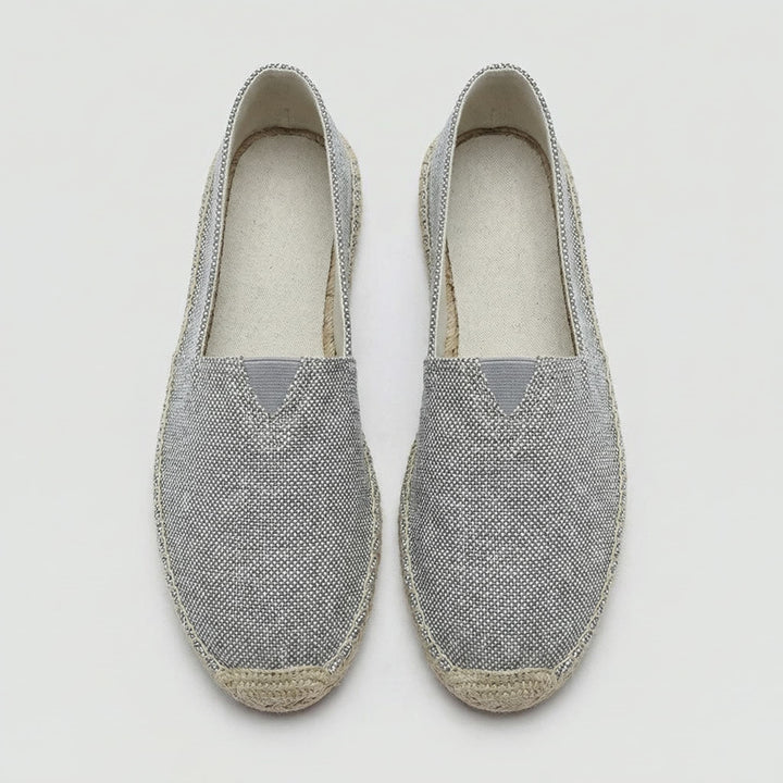 Stylish men's espadrille loafers, designed for ultimate comfort and easy slip-on convenience.
