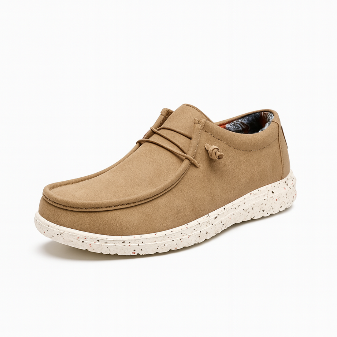 Breathable men's slip-on loafers, offering lightweight and comfortable footwear for various casual occasions.