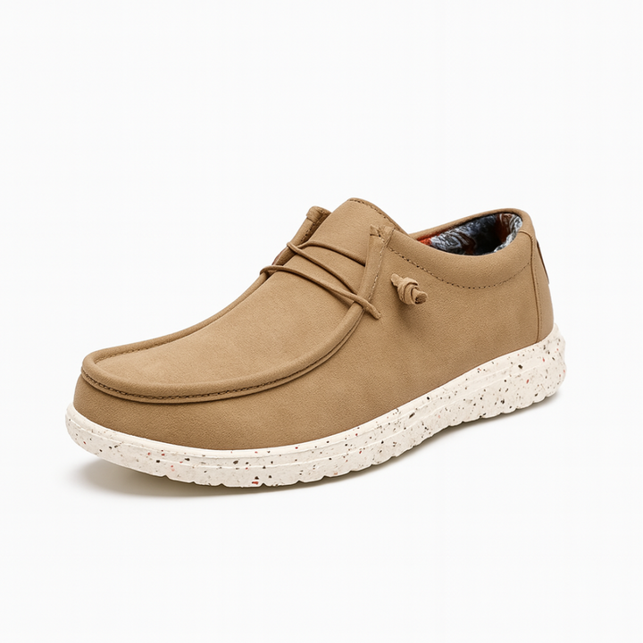 Breathable men's slip-on loafers, offering lightweight and comfortable footwear for various casual occasions.