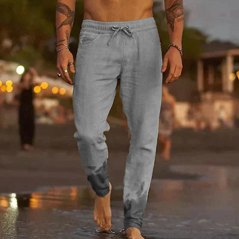 Stylish men's athleisure jogger pants with drawstring, perfect for activewear & everyday fashion.