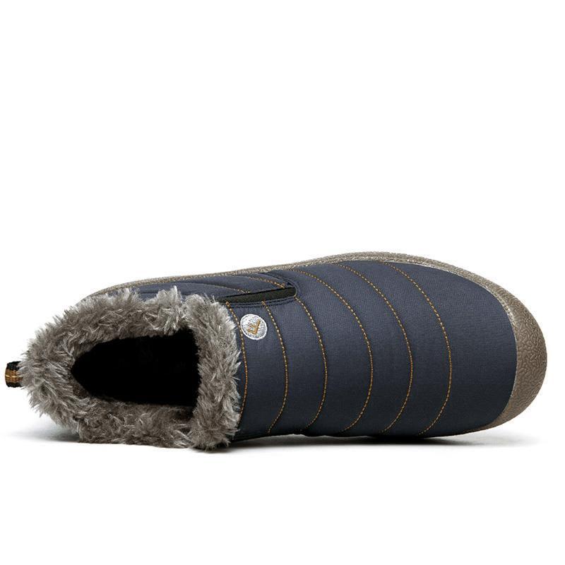 Cotton snow boots for men, featuring a stylish yet functional design for warmth