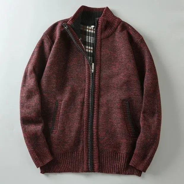 Rugged men's fleece-lined jacket, Cumberland design, built for warmth and everyday wear
