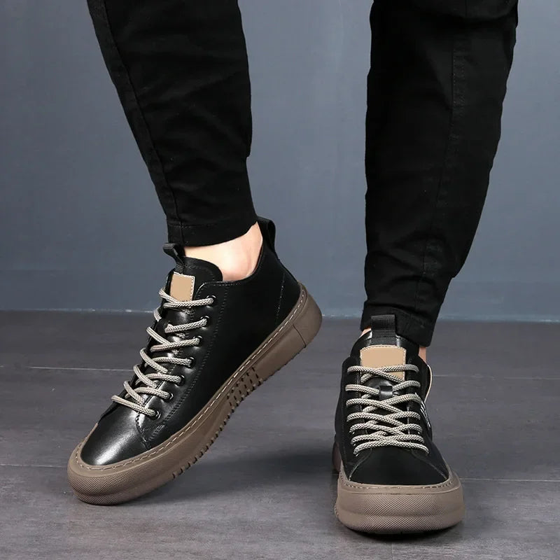 Modern men's performance casual sneakers, engineered for durability and comfort, ideal for everyday athletic style.