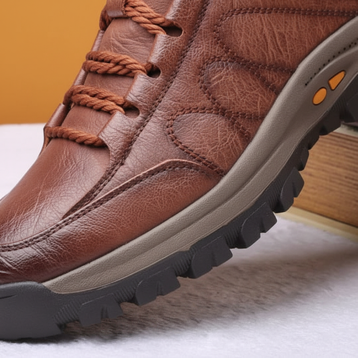 Versatile men's lace-up dress & casual leather shoes offering orthopedic comfort and excellent foot support.