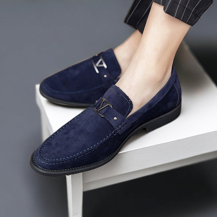 Versatile men's slip-on loafers. Comfortable, elegant shoes for spring & summer, suitable for dress or casual wear.