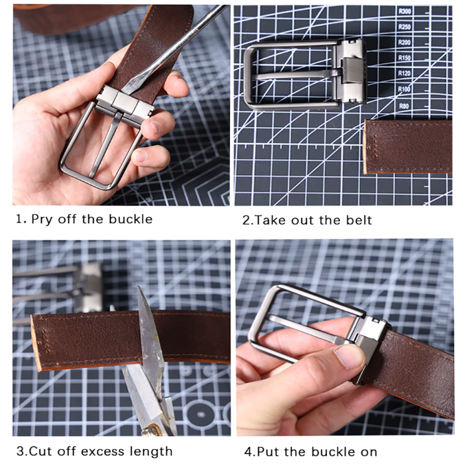 Men's essential full-grain brown leather belt, perfect for pairing with jeans and casual wear