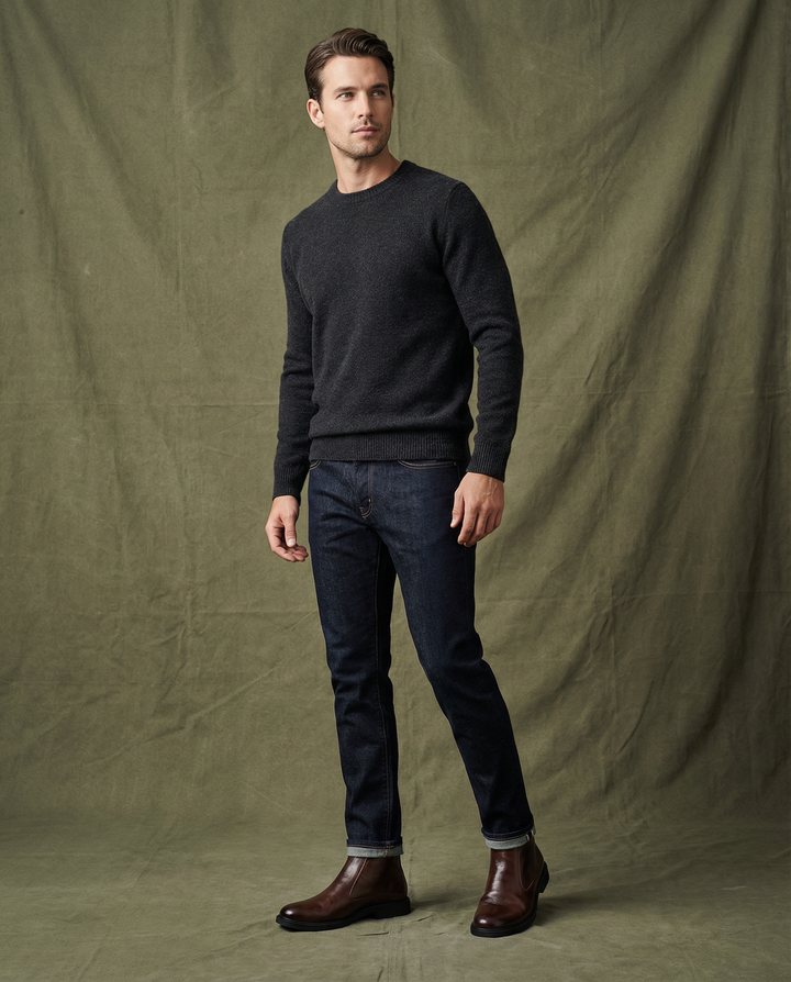Detailed view of the sole of Waypoint men's boots, highlighting traction for work and casual wear.