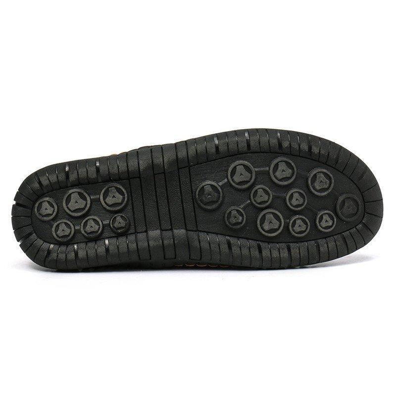 Men's Hand Stitched Leather Non-Slip Casual Boots