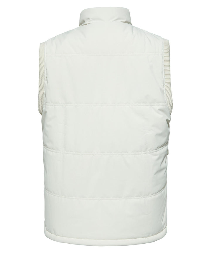 Stylish men's insulated gilet in black, designed for warmth and outdoor use