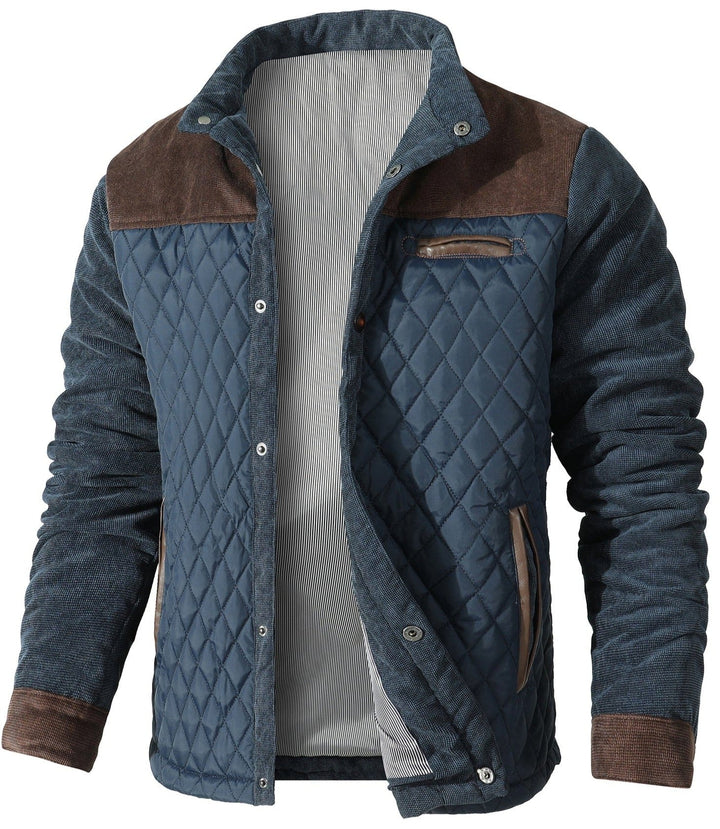 Men's lightweight concealed carry jacket, black and grey, tactical outerwear