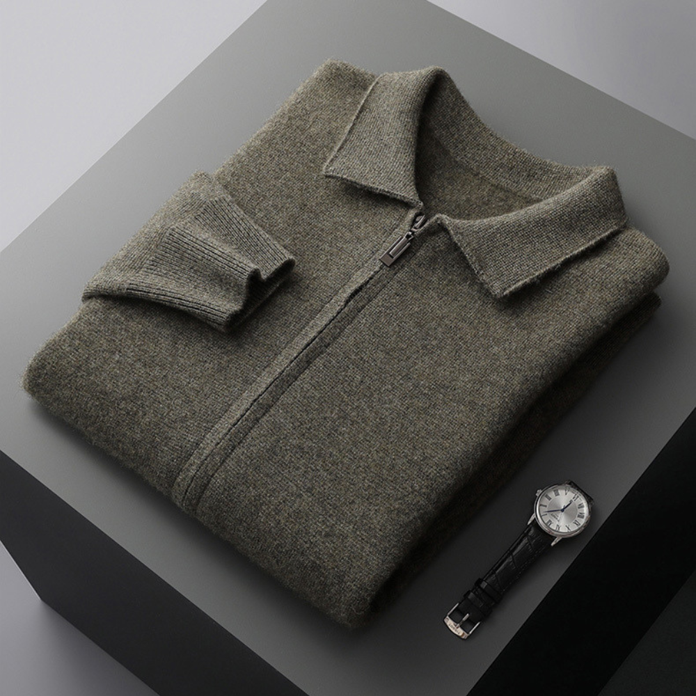 Men's lightweight casual jacket made from cloud soft merino wool, perfect for layering