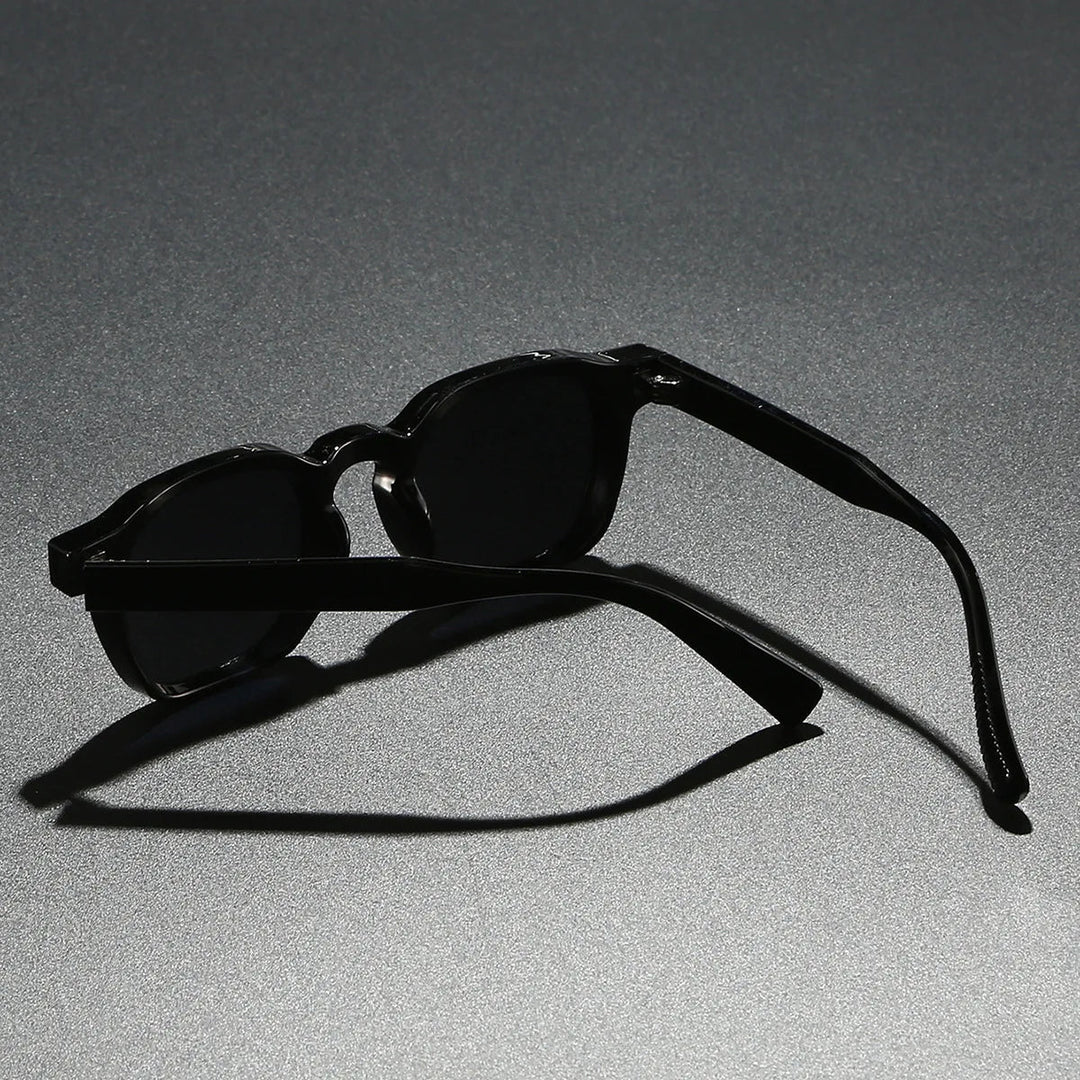 Stylish men's block frame UV400 sunglasses, a fashion accessory for eye protection