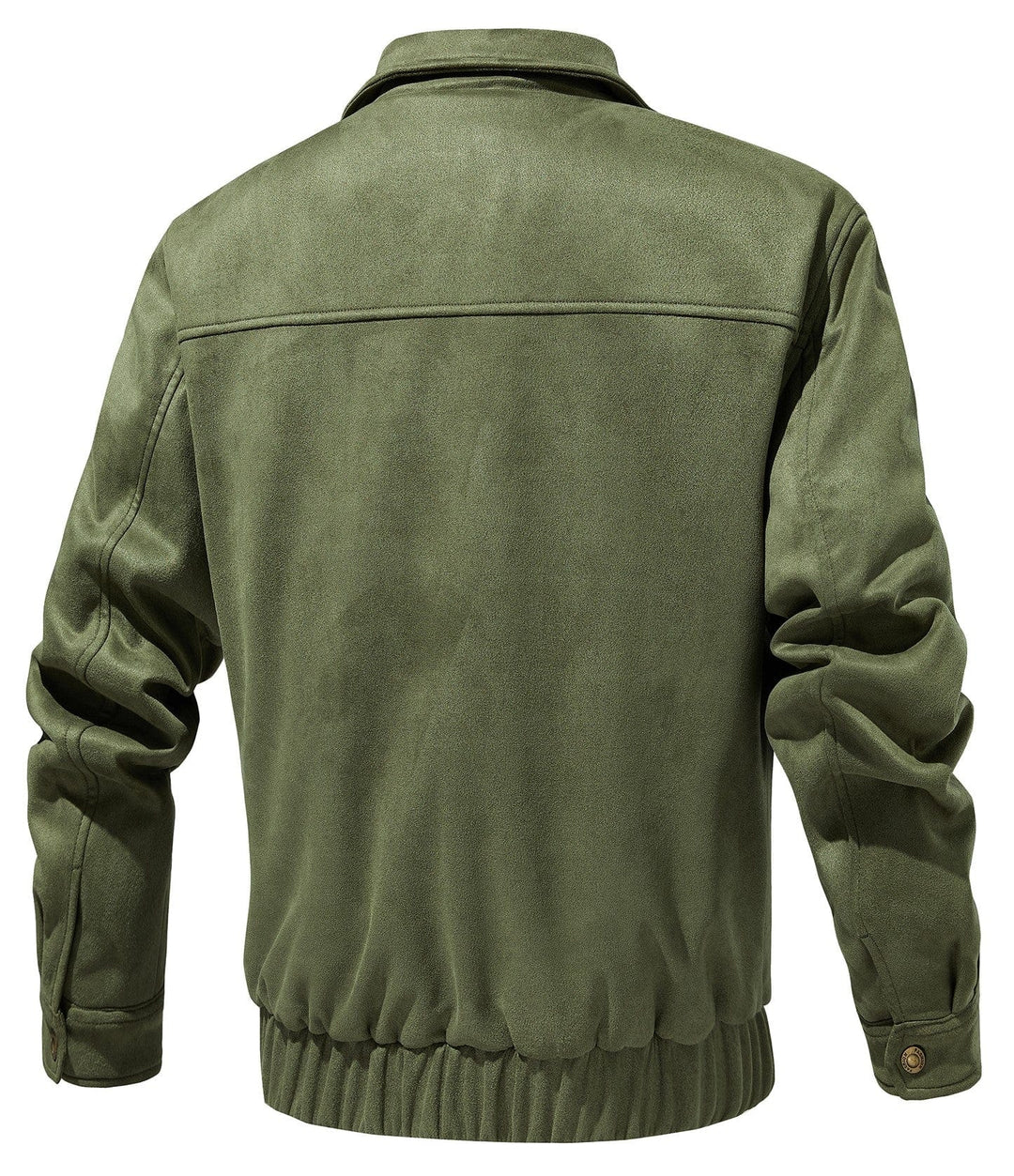 Casual men's warm outdoor jacket with multiple pockets
