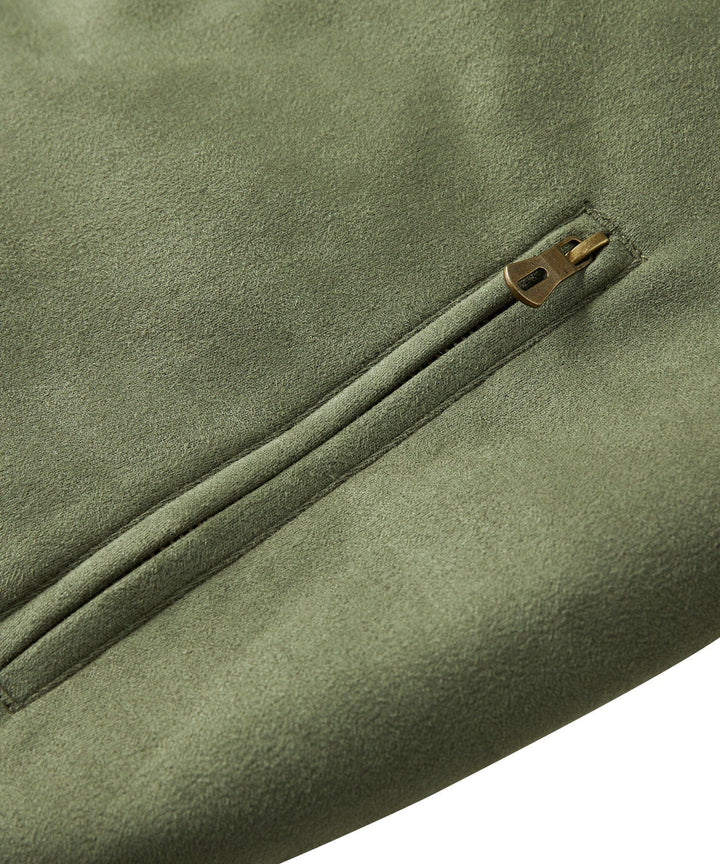 Close-up of durable fabric on Men's Modern Outdoor Ranger Jacket
