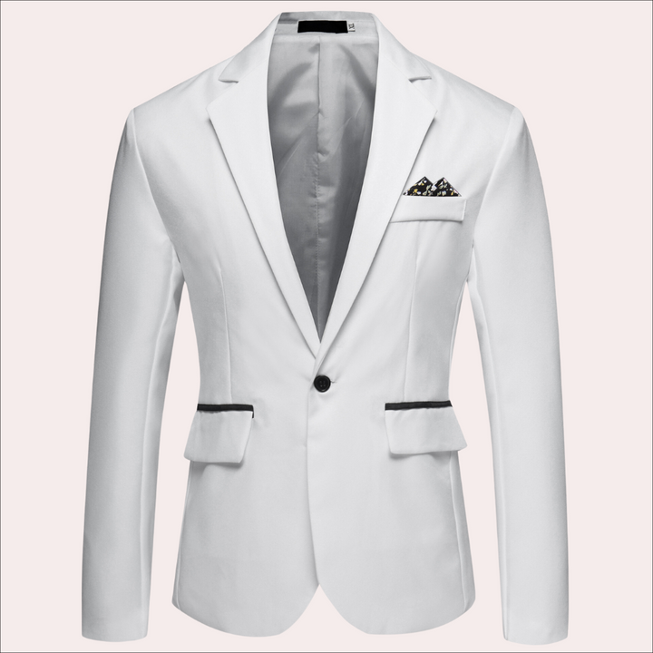 Men's elegant slim fit blazer, a sophisticated choice for business, parties, and wedding attire