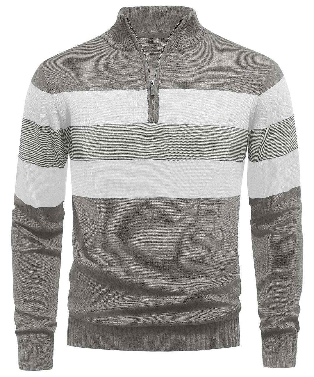 Men's elegant striped pullover sweater, ideal for a smart casual winter outfit
