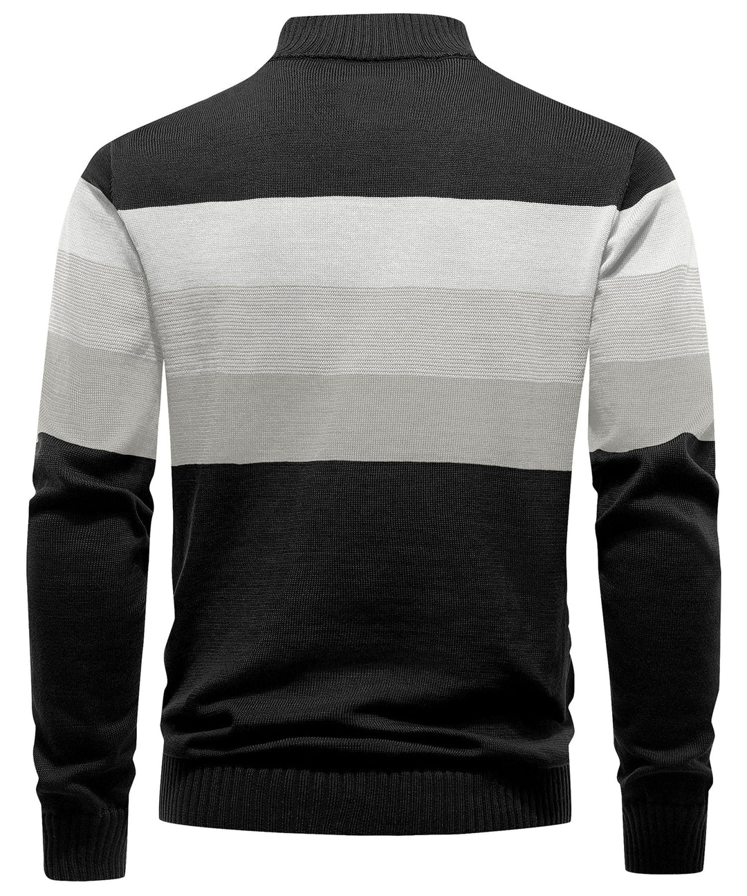 Men's casual striped sweater, a timeless long sleeve top for everyday fashion