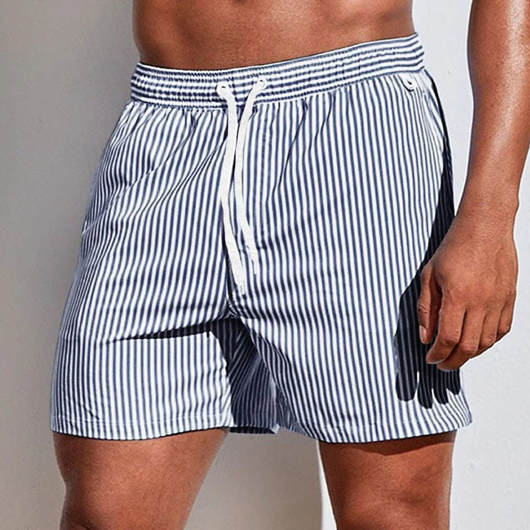 Stylish men's multi-color casual shorts for summer. Relaxed fit offers comfort for any warm weather activity.