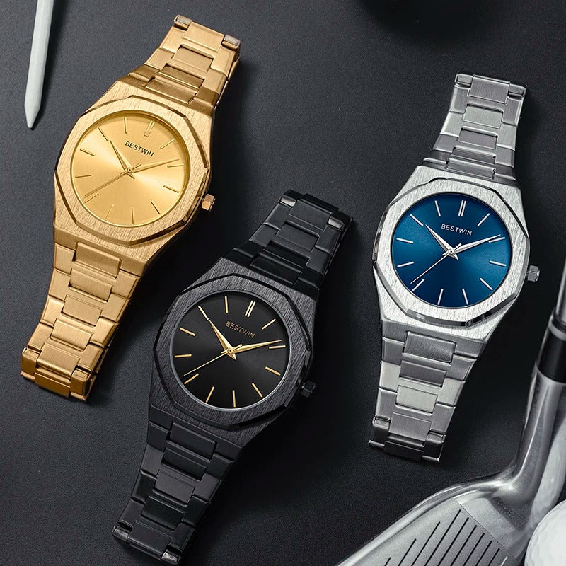 Men's fashion octagonal watch, a sophisticated accessory for any outfit