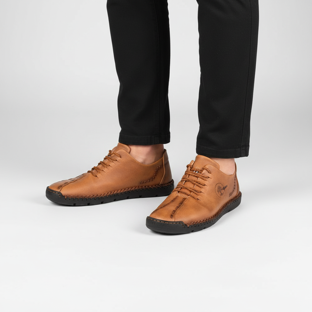 Comfortable men's orthopedic sneakers for all-day wear, combining style, support, and durability.