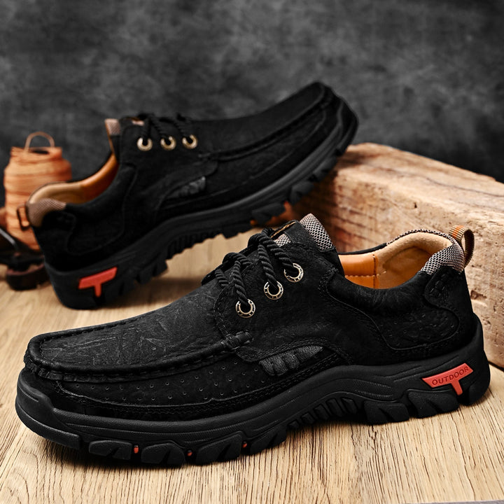 Casual lace-up orthopedic boots, men's style, easy to wear, comfortable fit