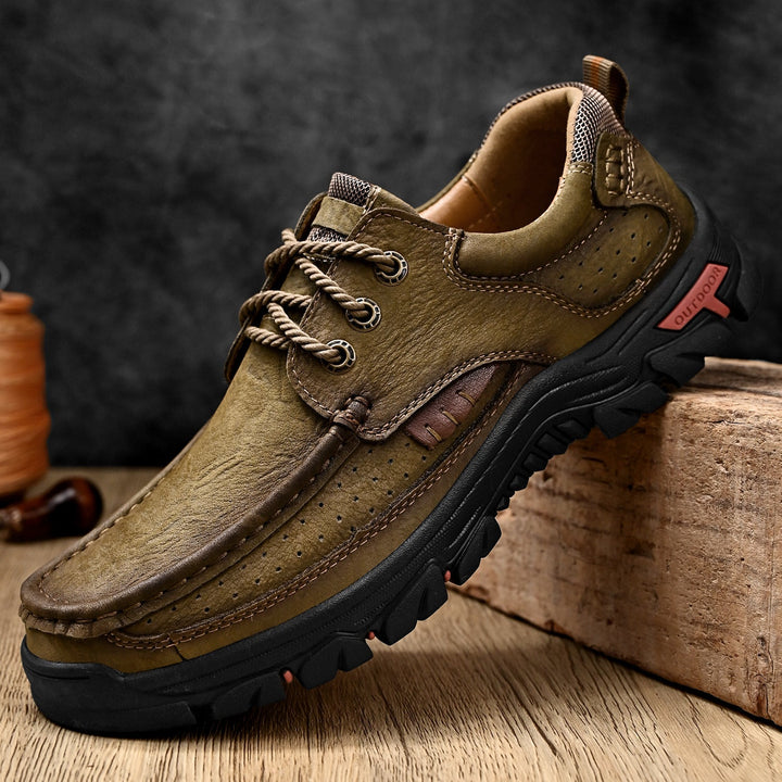 Men's durable orthopedic lace-up boots, built to last, supreme comfort