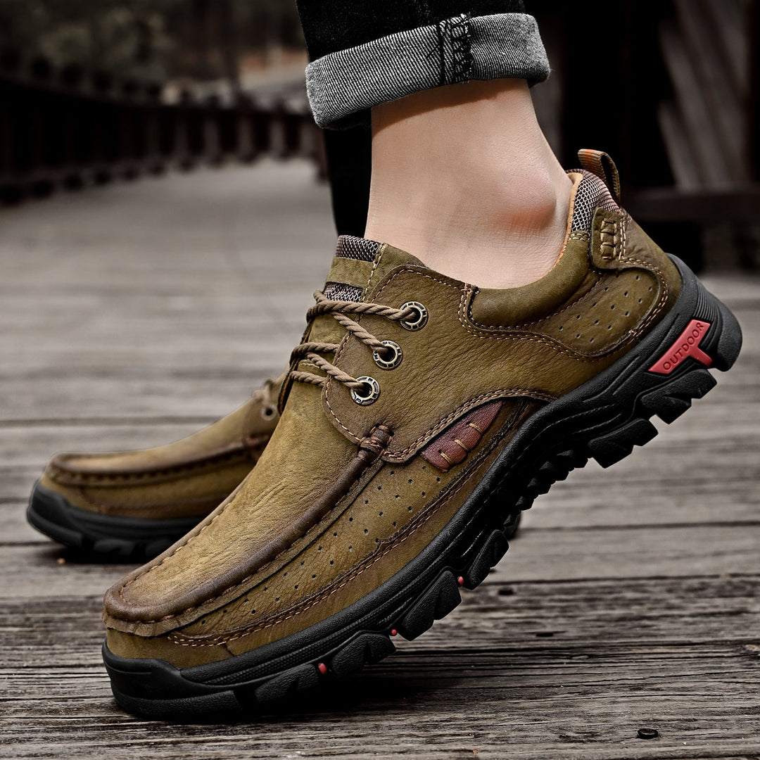 Orthopedic men's boots with memory foam, superior comfort, modern design