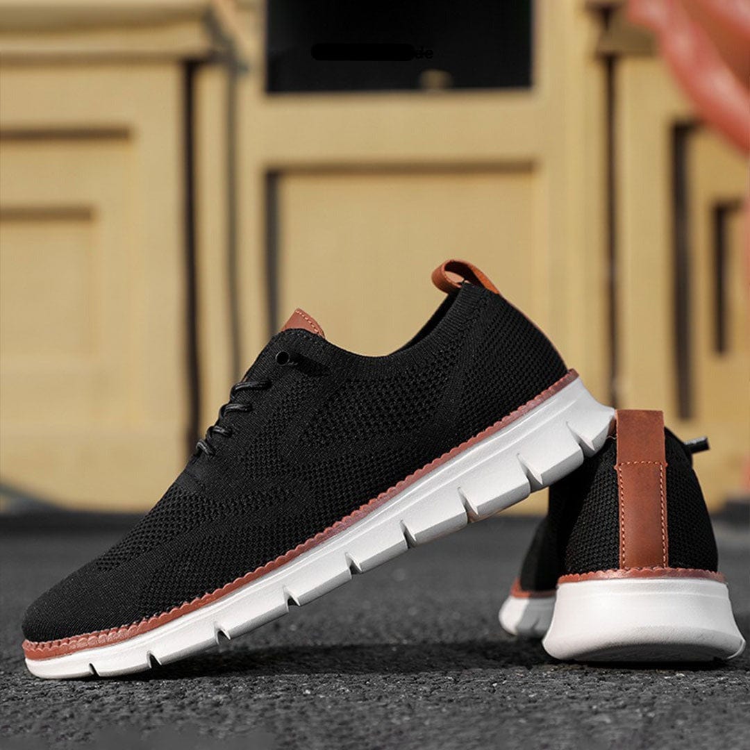 Easy slip-on men's orthopedic walking shoes, ultimate comfort & wide toe box.
