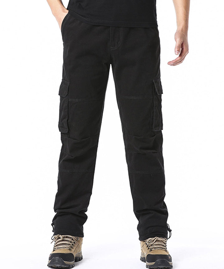 Men's Outdoor Adventure Cargo Pants, durable cotton for hiking & travel