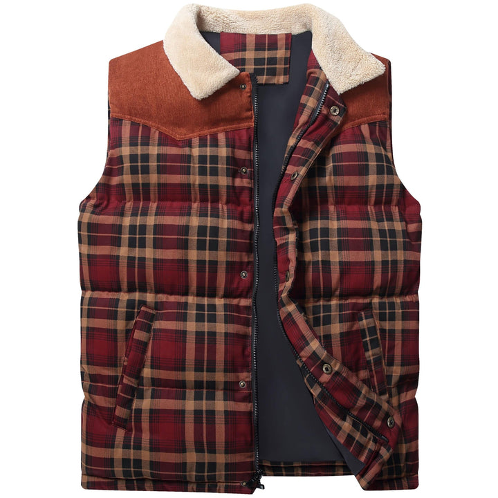 Front view of men's utility vest, outdoor adventure gear with multiple pockets