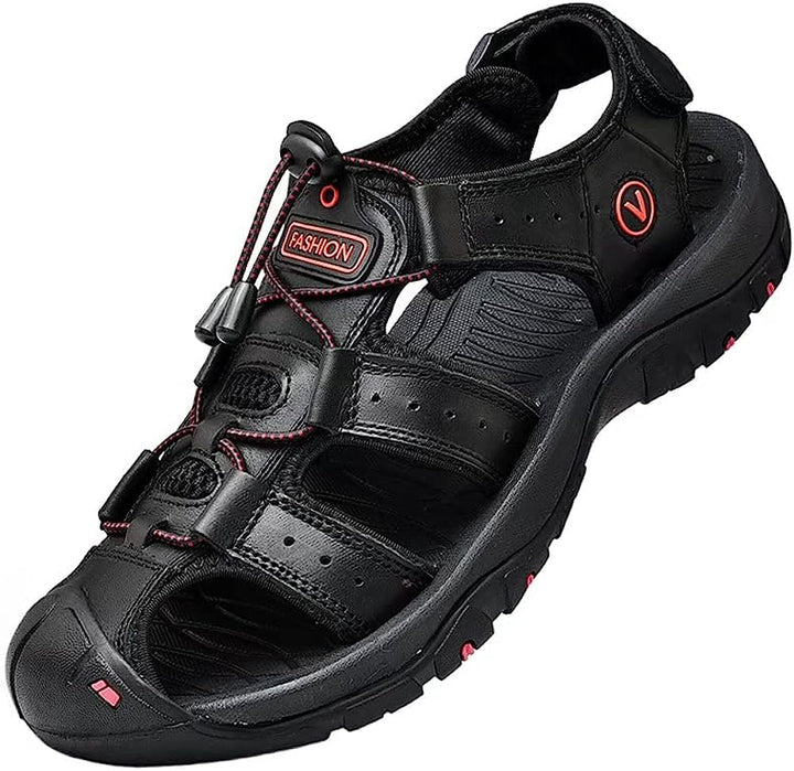 Comfortable men's velcro closure sandals, making them easy to adjust for an optimal fit