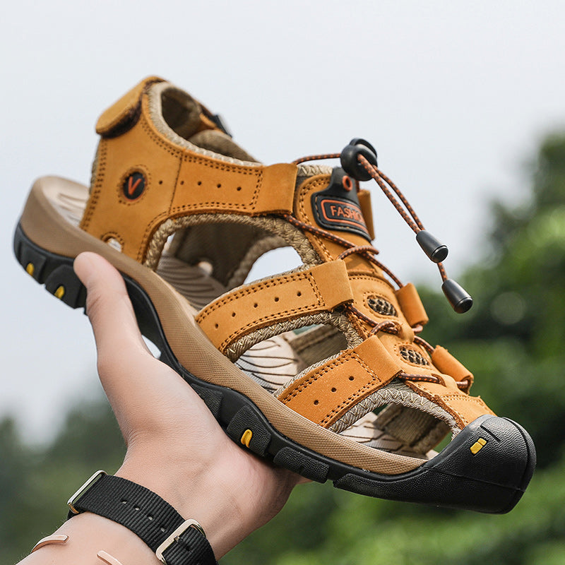 Men's everyday leather sandals, designed for supreme comfort during warm weather